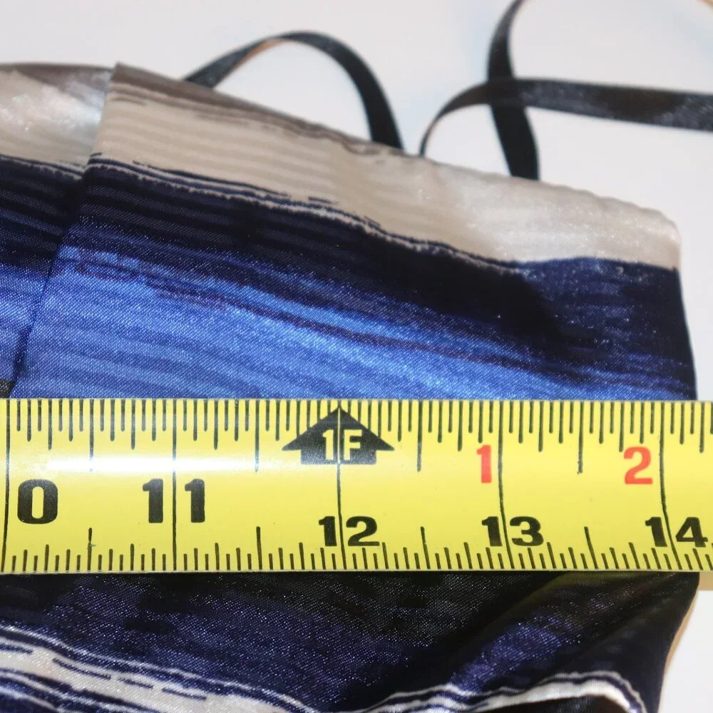Max and Cleo Striped Satin Dress Size 2